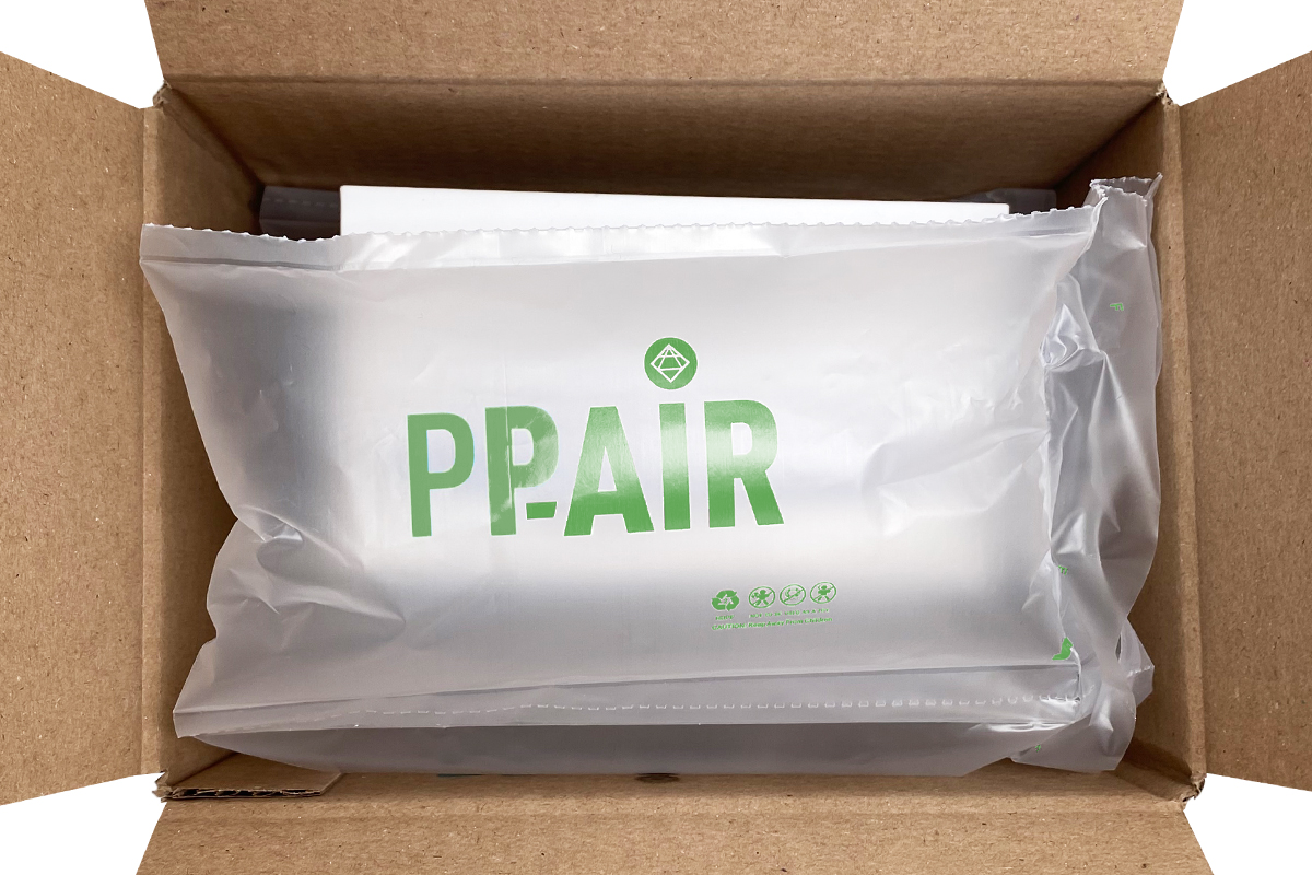 PP-air luchtzakjes folie "Eco" 7.1 - 100 x 200mm x 1100m x 12my