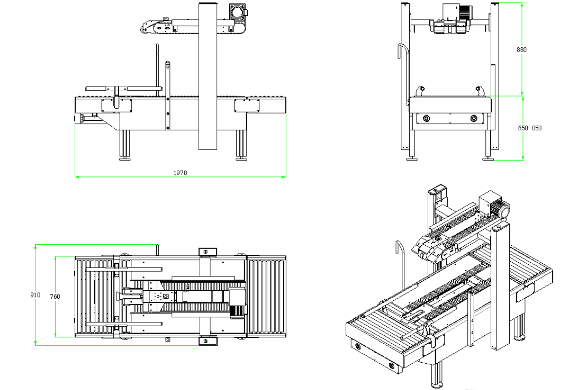 Dozensluiter machine PFP-636