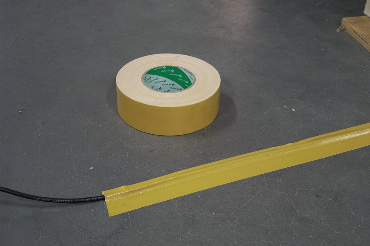 Nichiban® 1200 gaffa tape geel - 50mm x 50m
