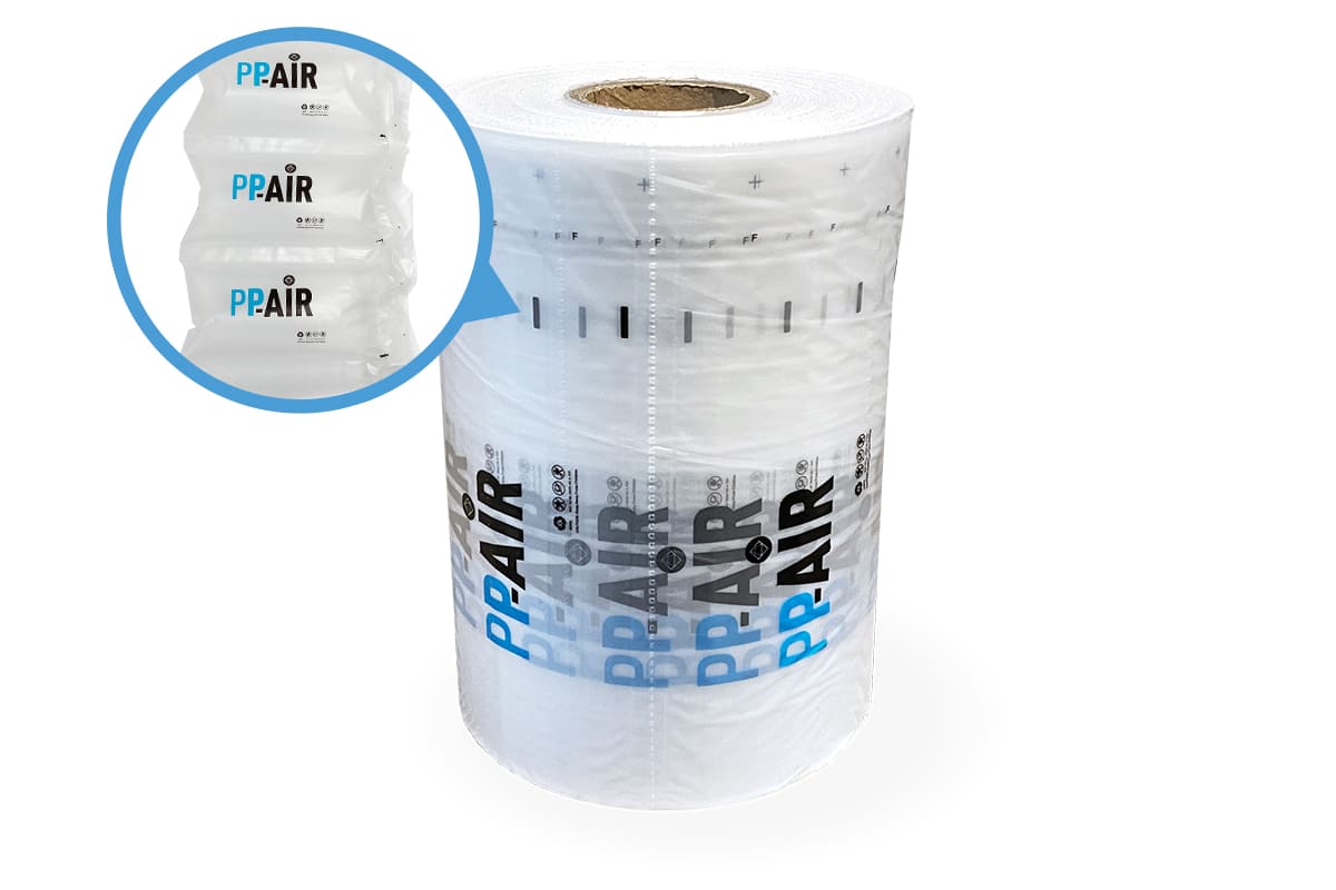 PP air luchtzakjes machine PROFI - met 2 rollen luchtzakjes