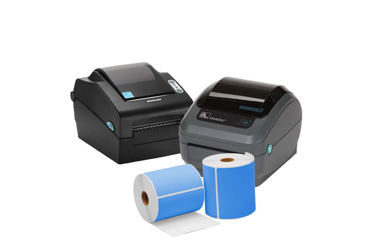 Verzendlabels BLAUW PostNL/DPD/GLS - 102 x 150mm (280st)
