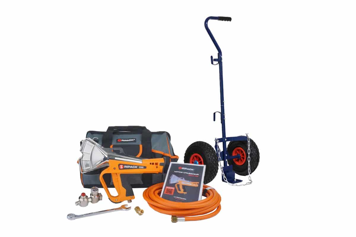 Krimppistool Ripack 2500 set - Ripack 2500 + Gasfleshouder Krimppistool Ripack 2500 set - Ripack 2500 + Gasfleshouder