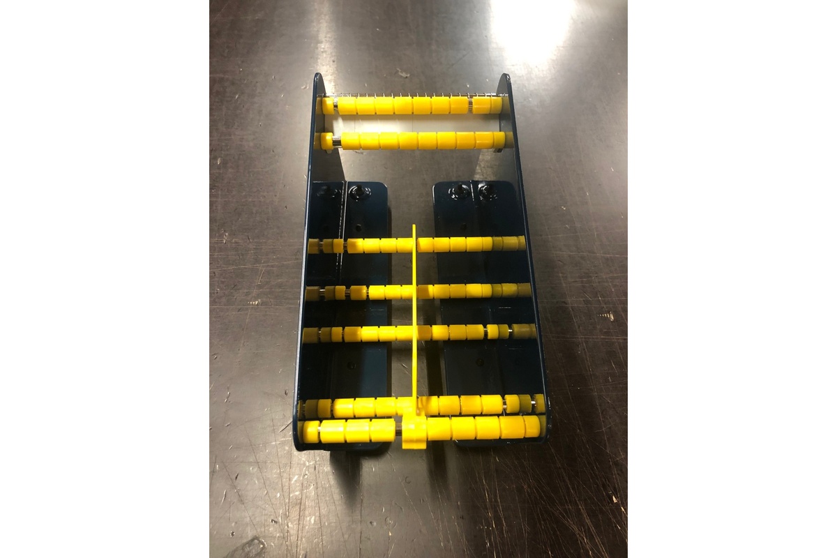 Etiketten dispenser klein LB418 - 11,4cm breed (voor 2 rollen)