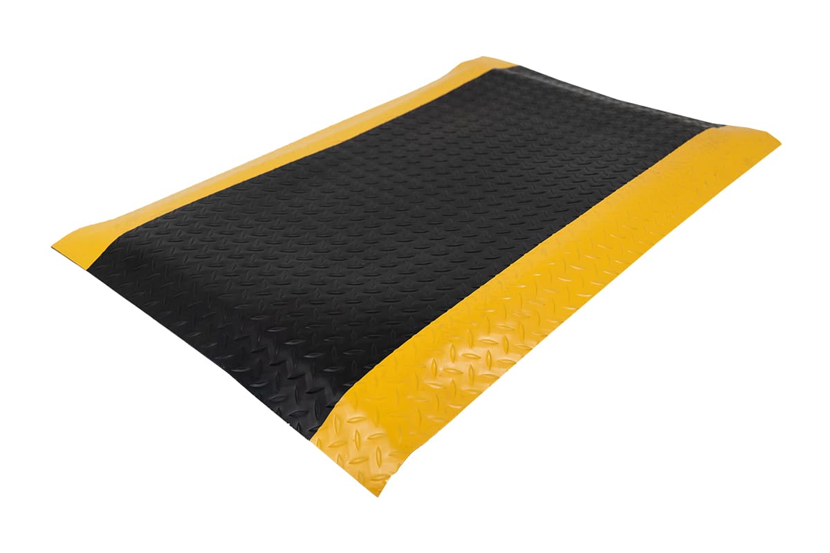 Anti vermoeidsheid mat - 900 x 600mm (geel/zwart)