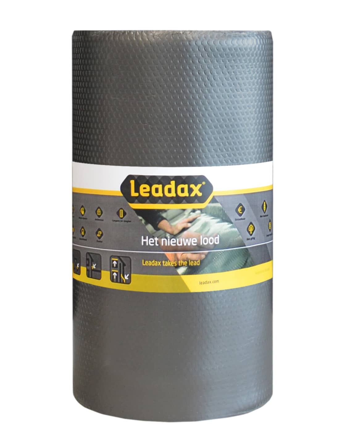 Leadax loodvervanger grijs - 400mm (2,40m²)