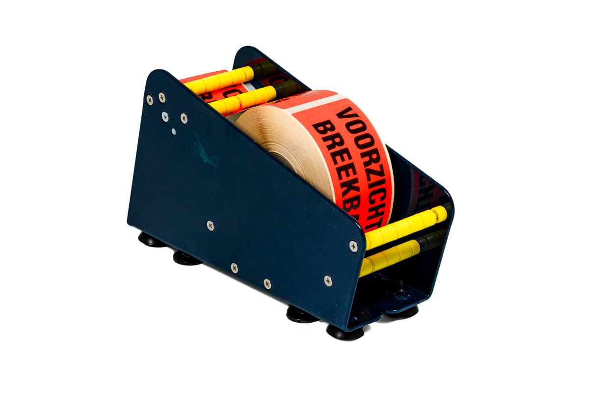Etiketten dispenser klein LB318 - 7,6cm breed (voor 1 rol)