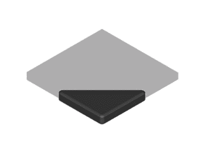 Kunststof glas beschermhoeken - 35 x 13 x 10mm (7.000 st)