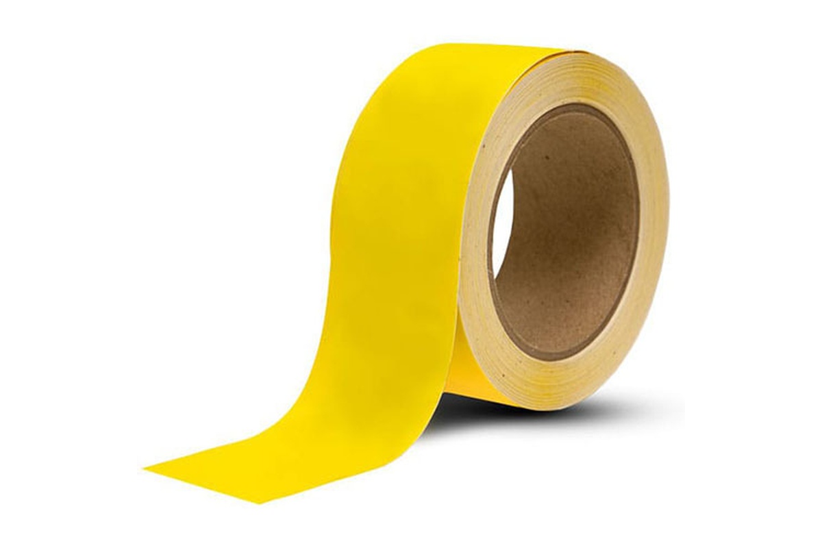 Markeringstape geel - 50mm x 33m
