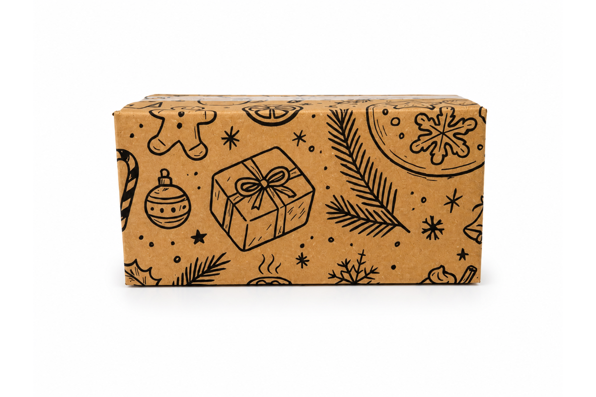 Kerstdoos "cosy" - 310 x 200 x 140mm