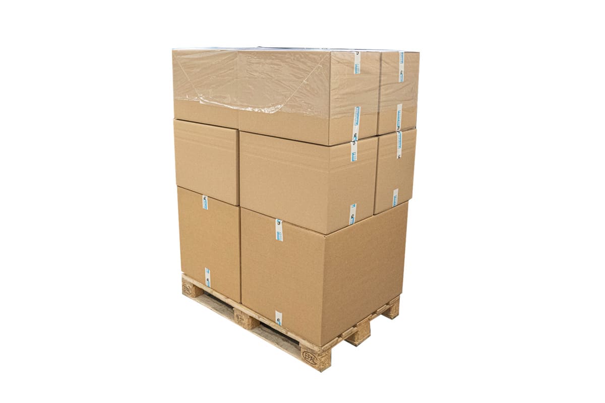 Pallet tophoezen transparant - 100 x 120 x 30cm x 50my (100st)