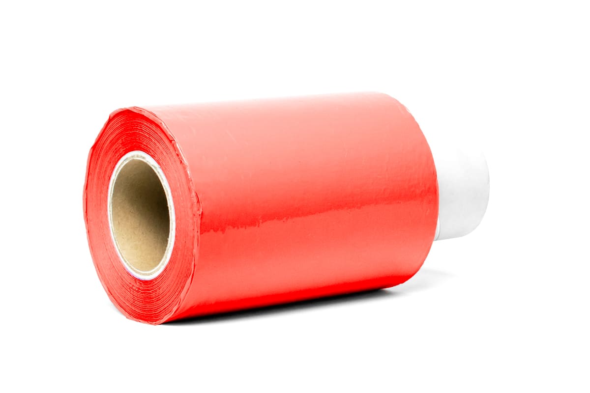 Bundelfolie rood - 10cm x 150m x 20my