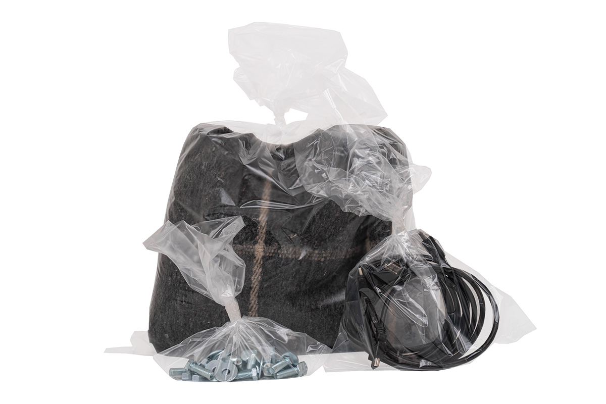 HDPE plastic zakken - 60 x 90cm x 35my (250 st)
