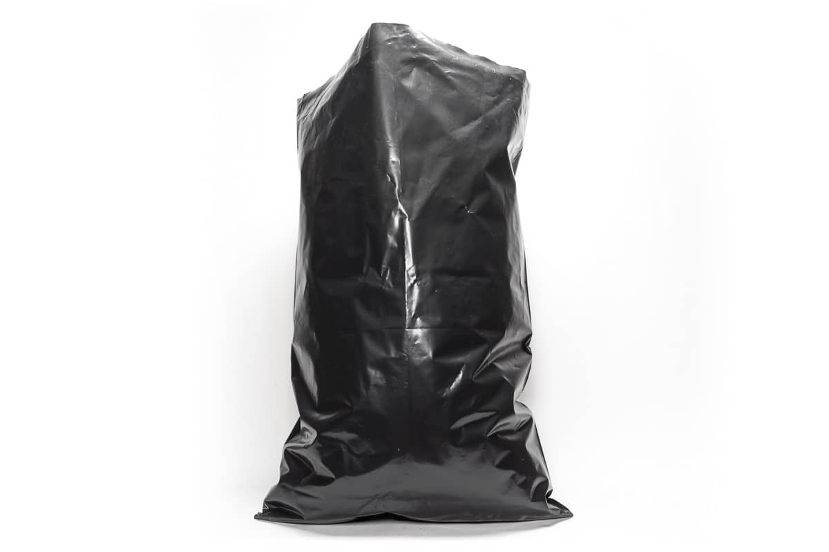 LDPE puinzakken zwart - 58 x 78cm x 140my