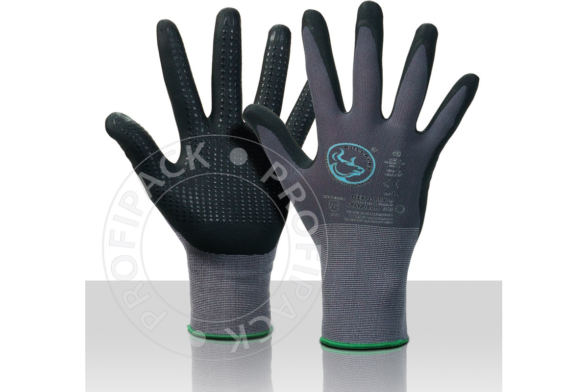 Bullflex Premium handschoenen nitril comfort plus antislip - maat 11/XXL