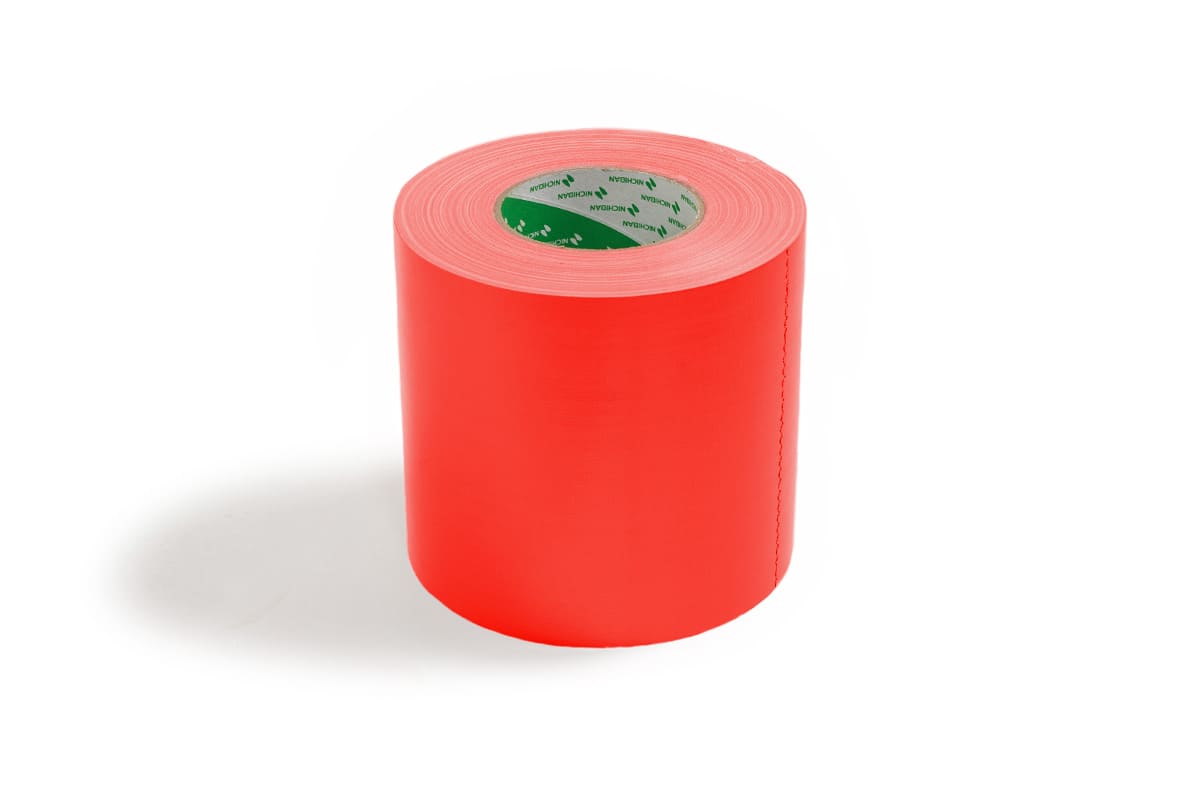 Nichiban® 1200 gaffa tape rood - 100mm x 50m Nichiban® 1200 gaffa tape rood - 100mm x 50m
