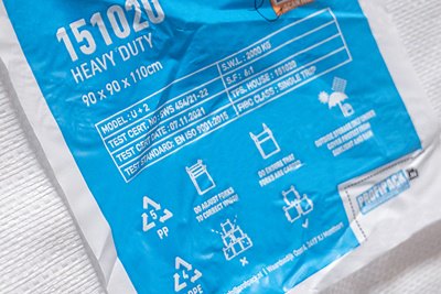 Hoe lees je de label van een bulk zak?