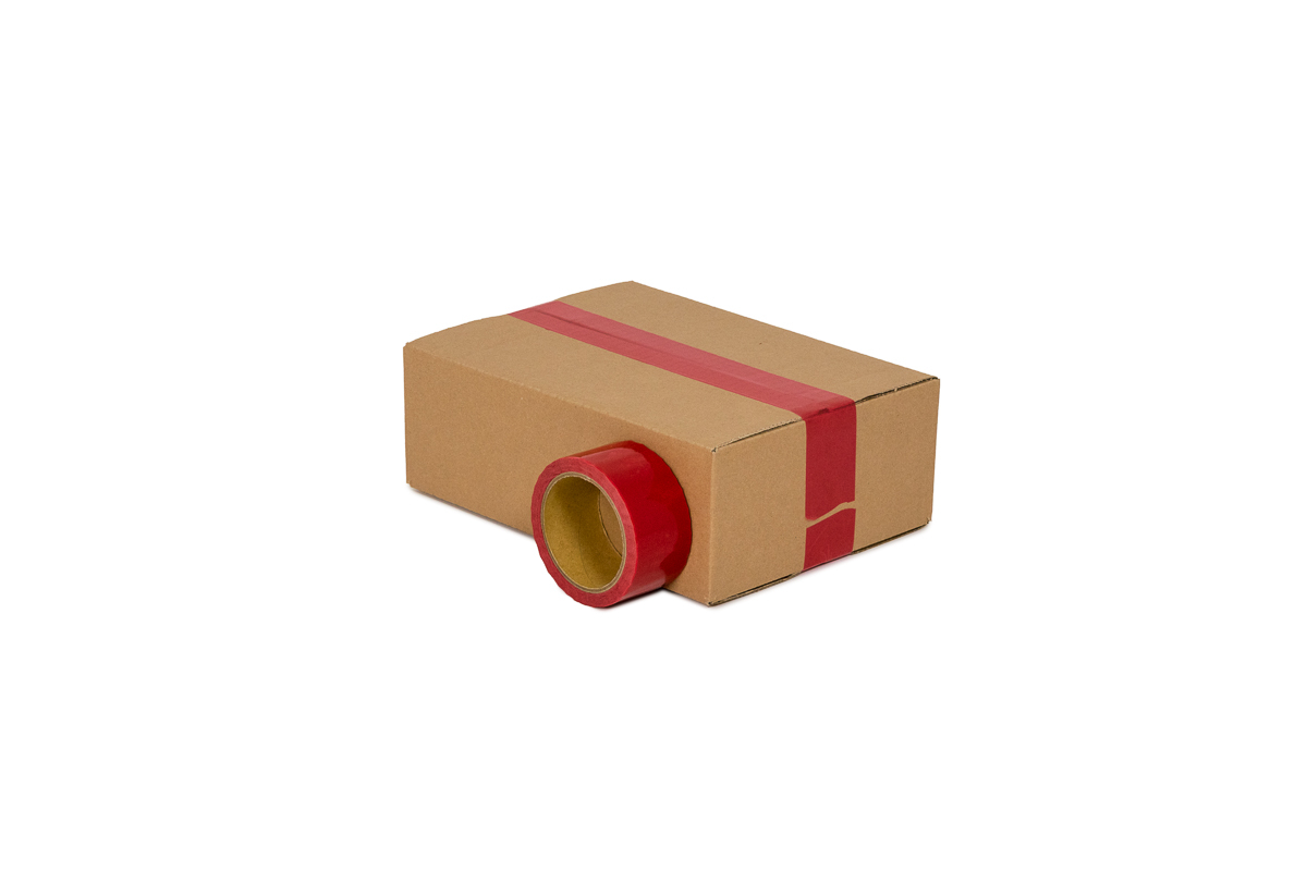 Profipack security tape rood opened 50mm x 50m 2