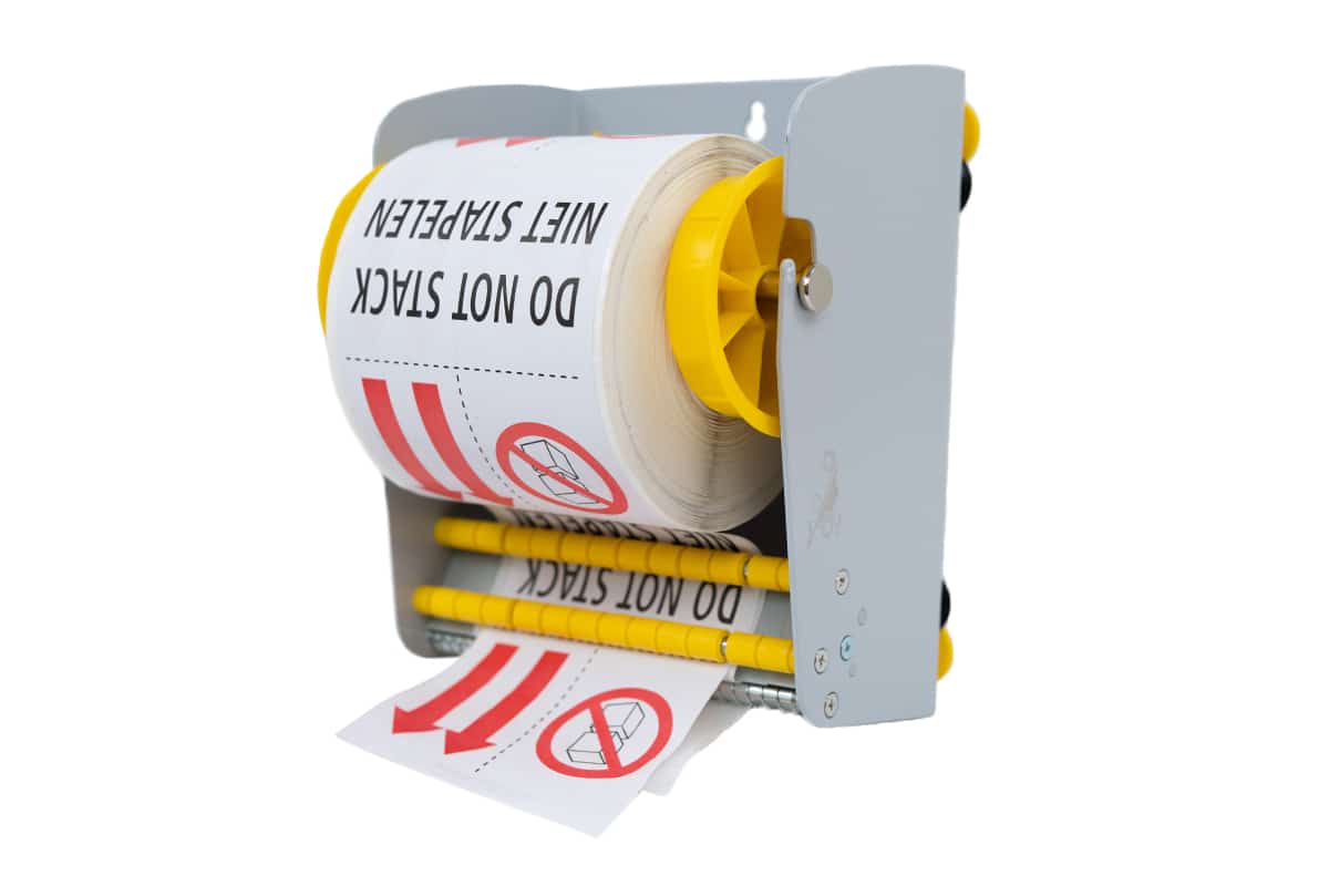 Etiketten dispenser Uni LD616 - 16,5cm breed (voor 3 rollen)