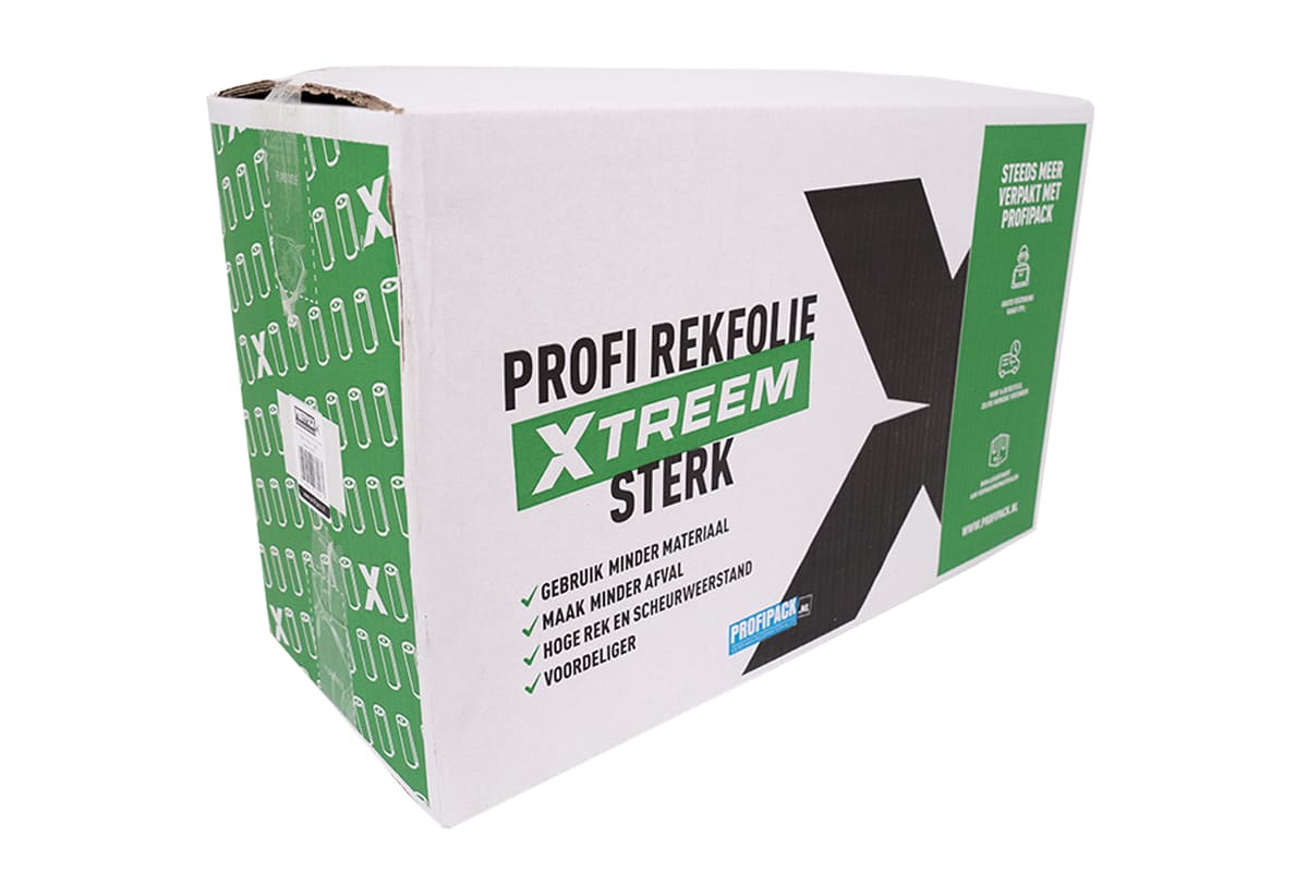 Xtreem handwikkelfolie transparant - 50cm x 600m x 10my