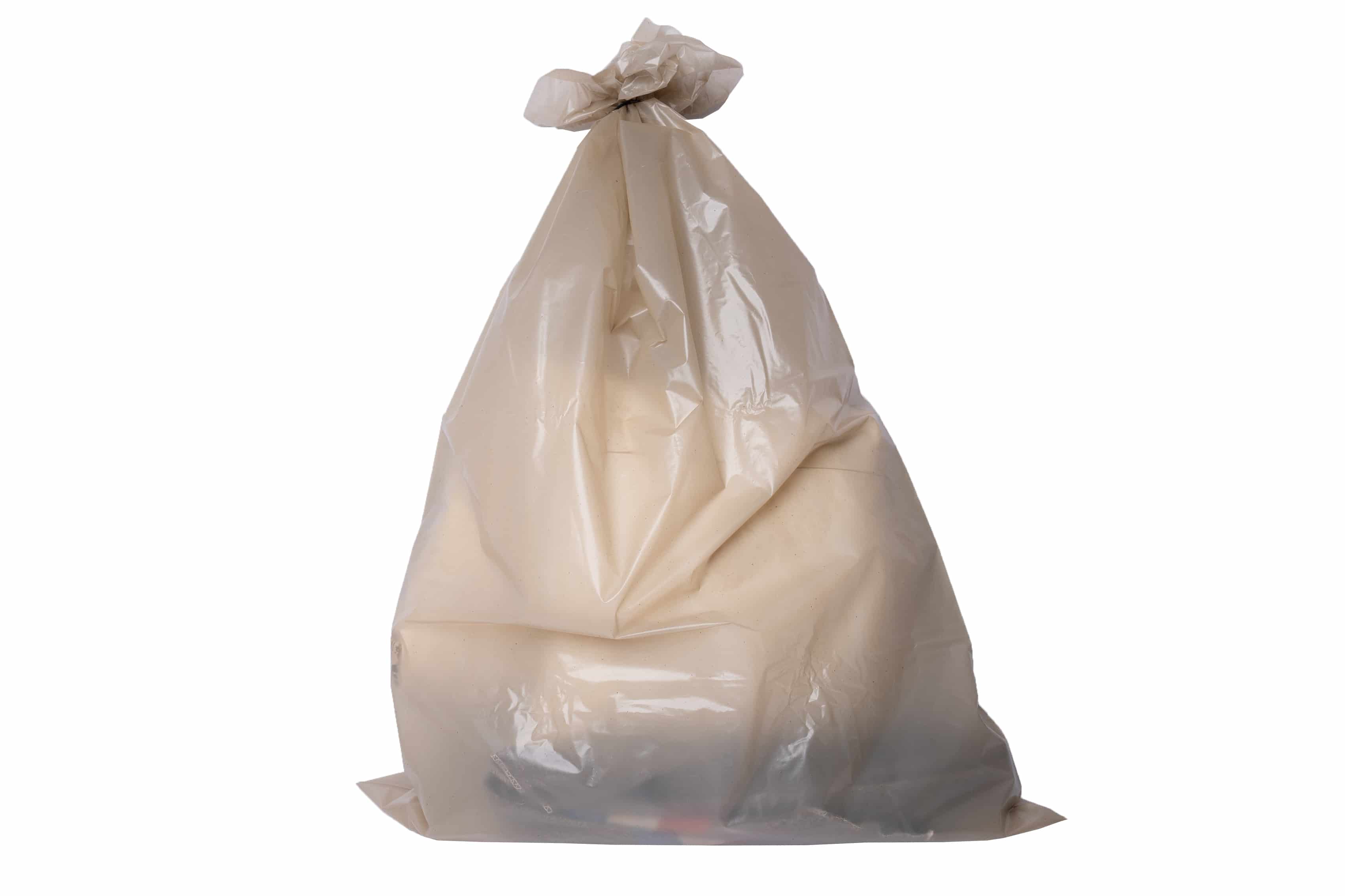 Plastic zakken transparant recycled - 100 x 150cm 100my (5 st)
