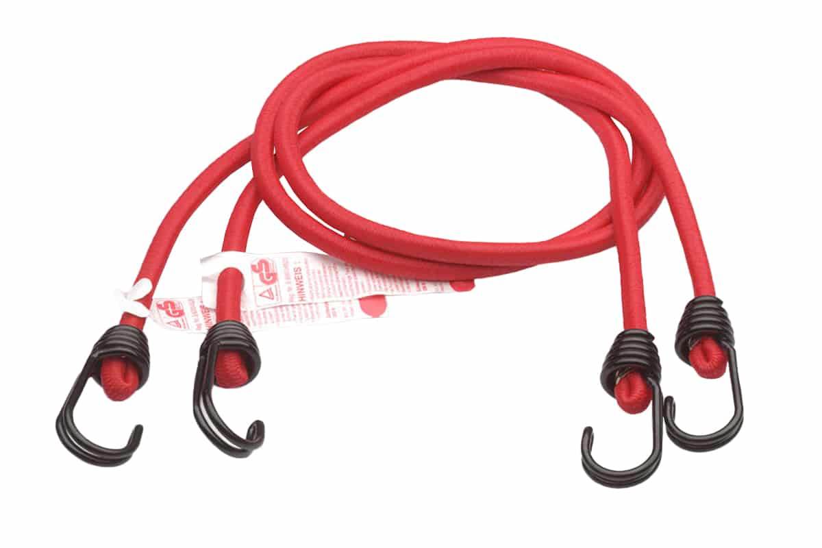 Bagagebinder rood 100cm - 2 stuks