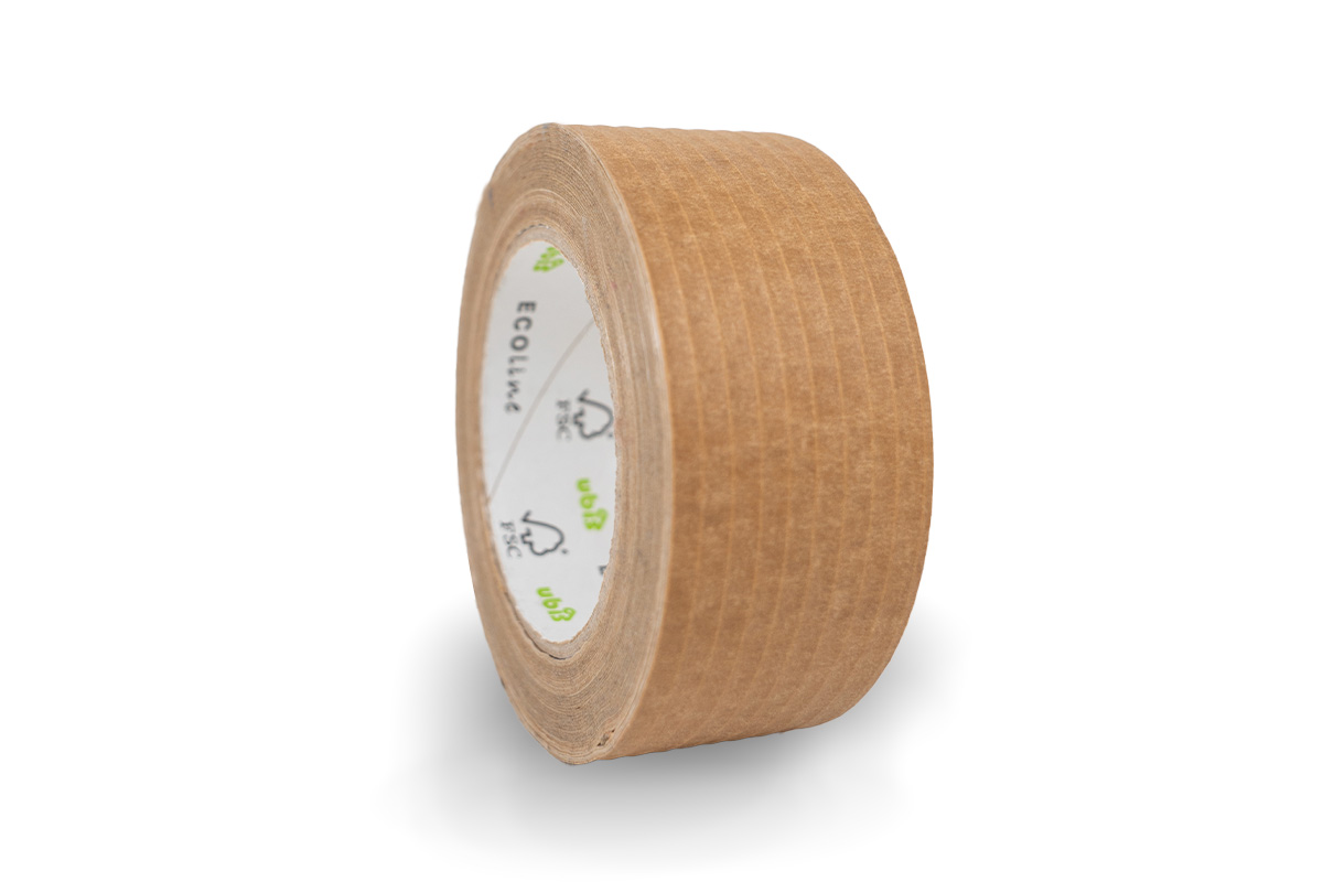 Papieren tape versterkt bruin - 50mm x 50m (9 draad versterkt) Papieren tape versterkt bruin - 50mm x 50m (9 draad versterkt)