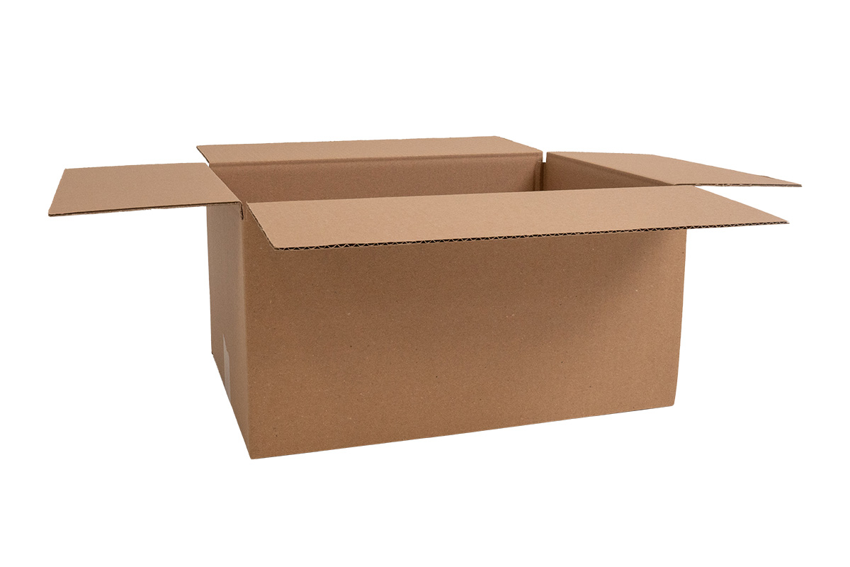 Kartonnen doos (A4) - 305 x 220 x 250mm (enkele golf) Kartonnen doos (A4) - 305 x 220 x 250mm (enkele golf)
