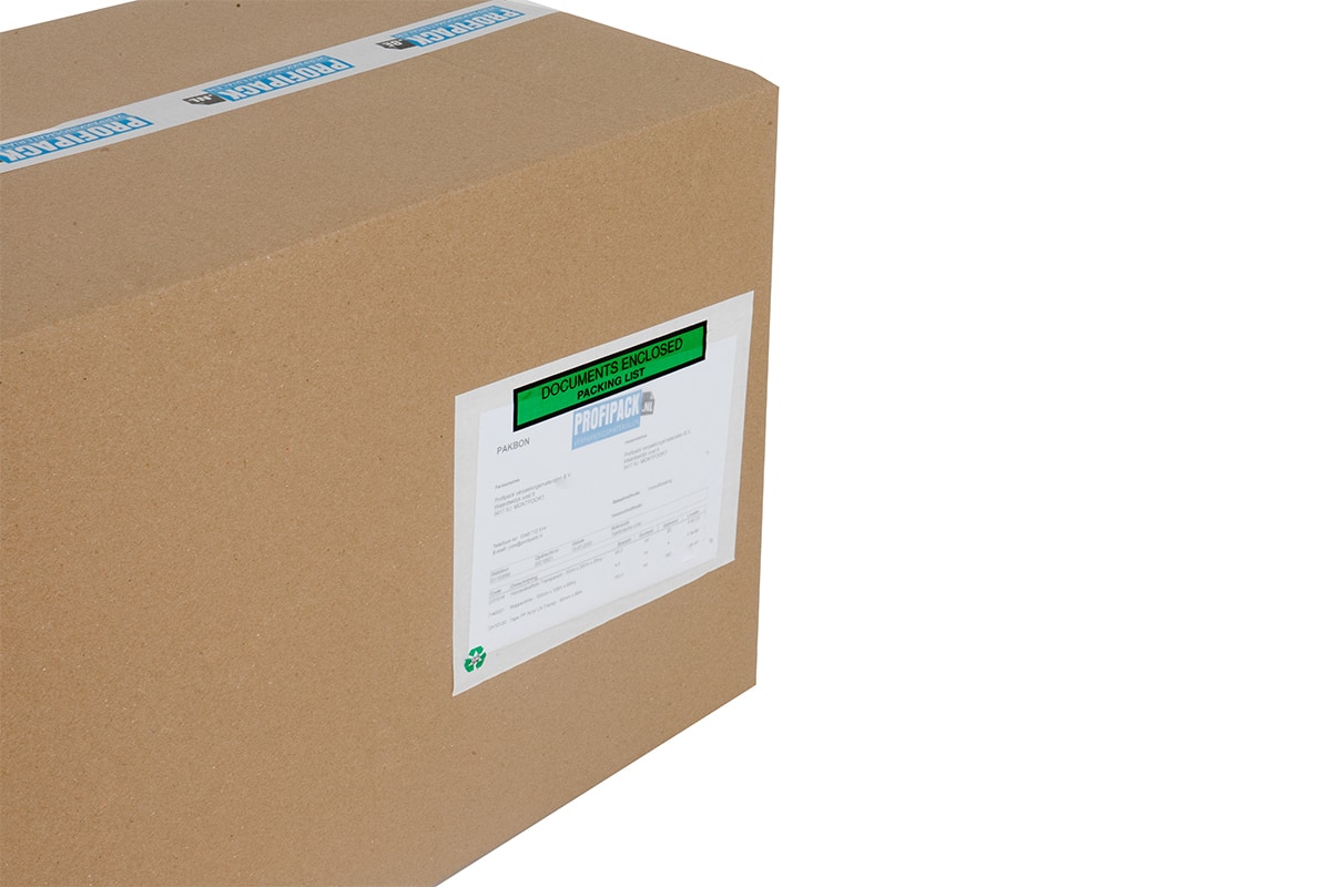 Eco papieren paklijst enveloppen Packing List - 230 x 170mm (1.000 st)