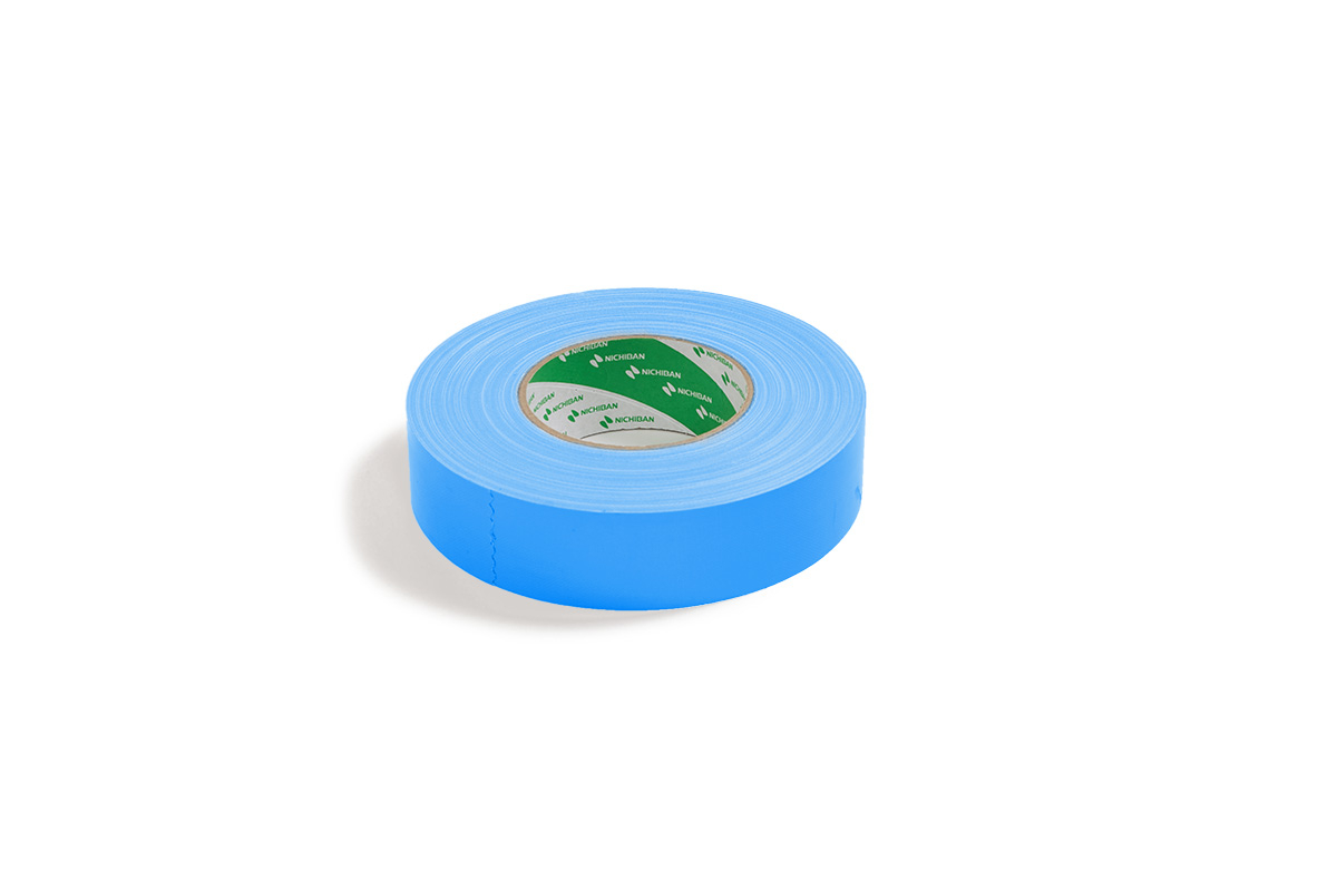 Nichiban® 1200 gaffa tape licht blauw - 25mm x 50m Nichiban® 1200 gaffa tape licht blauw - 25mm x 50m
