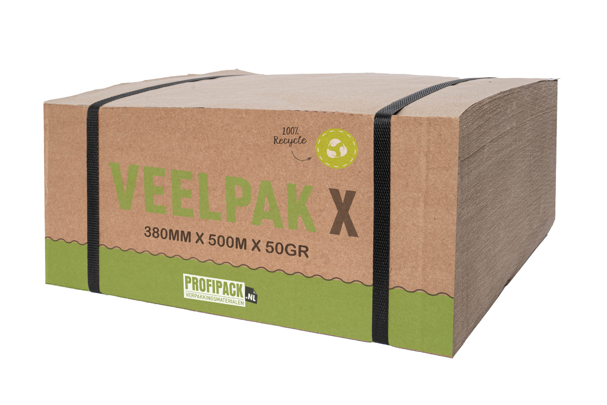 Veelpak X opvulpapier - 300mm x 100m x 80gr