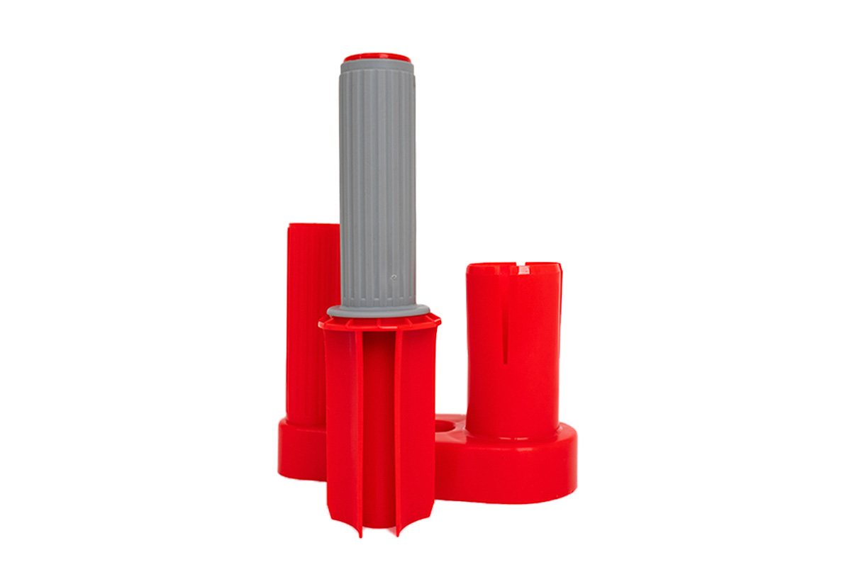 101379 handwikkelfolie dispenser rood