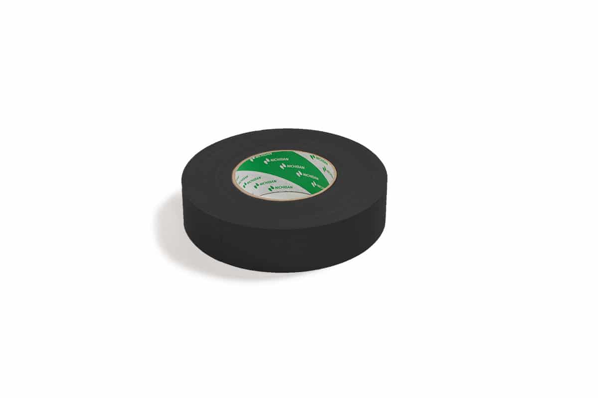 Nichiban® 1200 gaffa tape zwart - 25mm x 50m