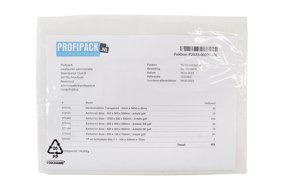 101203 docsguard paklijst blanco 225x165mm shot 1
