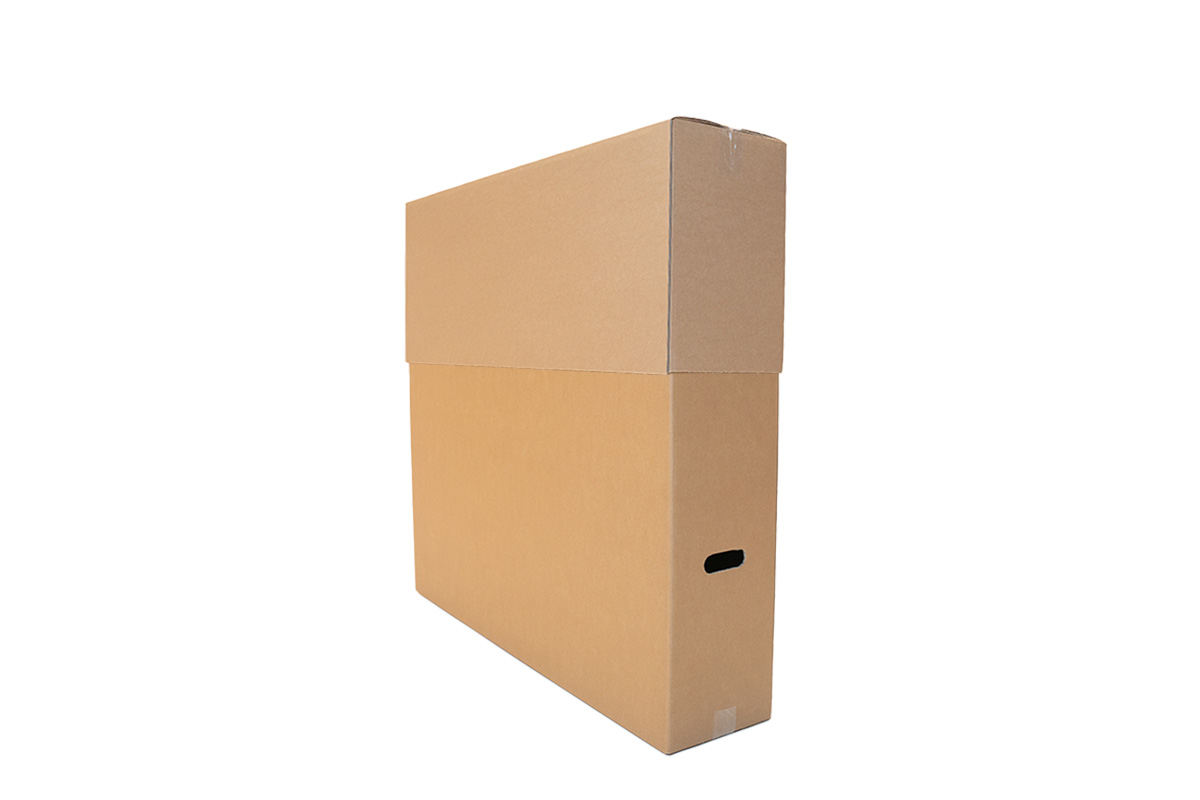 Tweedelige schilderijdoos - 1010 x 250 x 760/1100mm (dubbele golf)