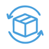 Symbol für Rücksendungen