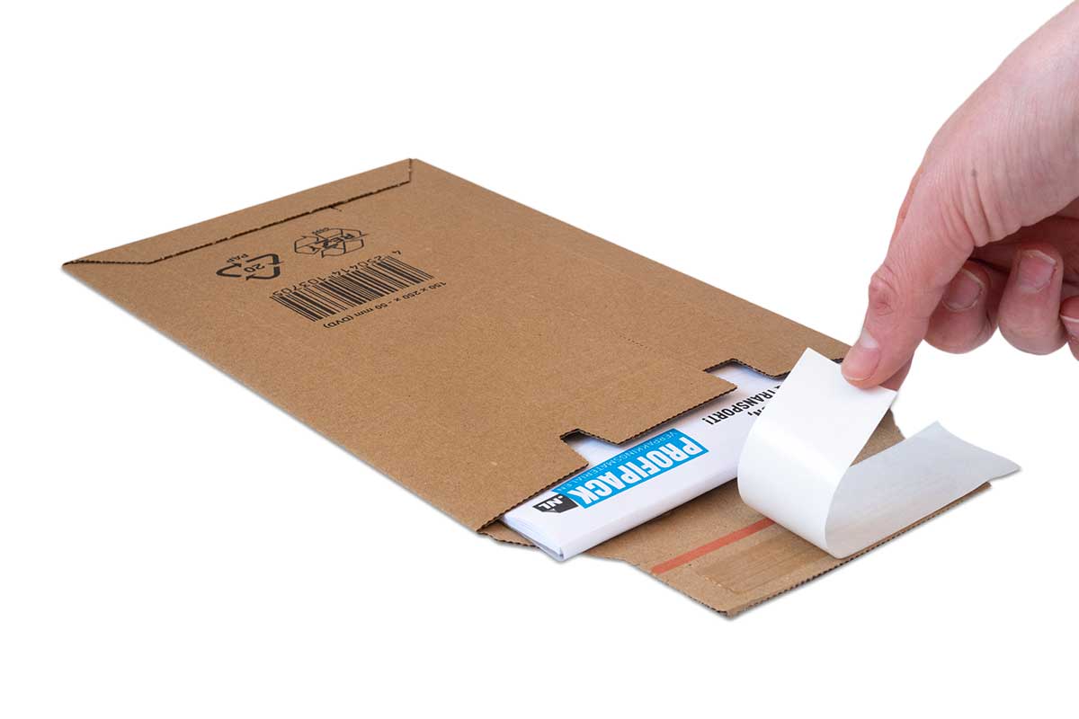Kartonnen enveloppen Premium - 187 x 272 x 0-50mm (100 st)