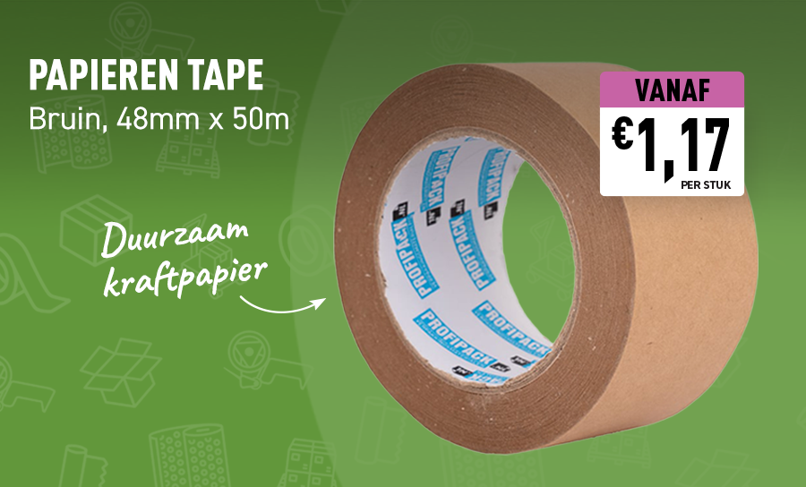 Papierentape - Duurzame verpakkingsweken