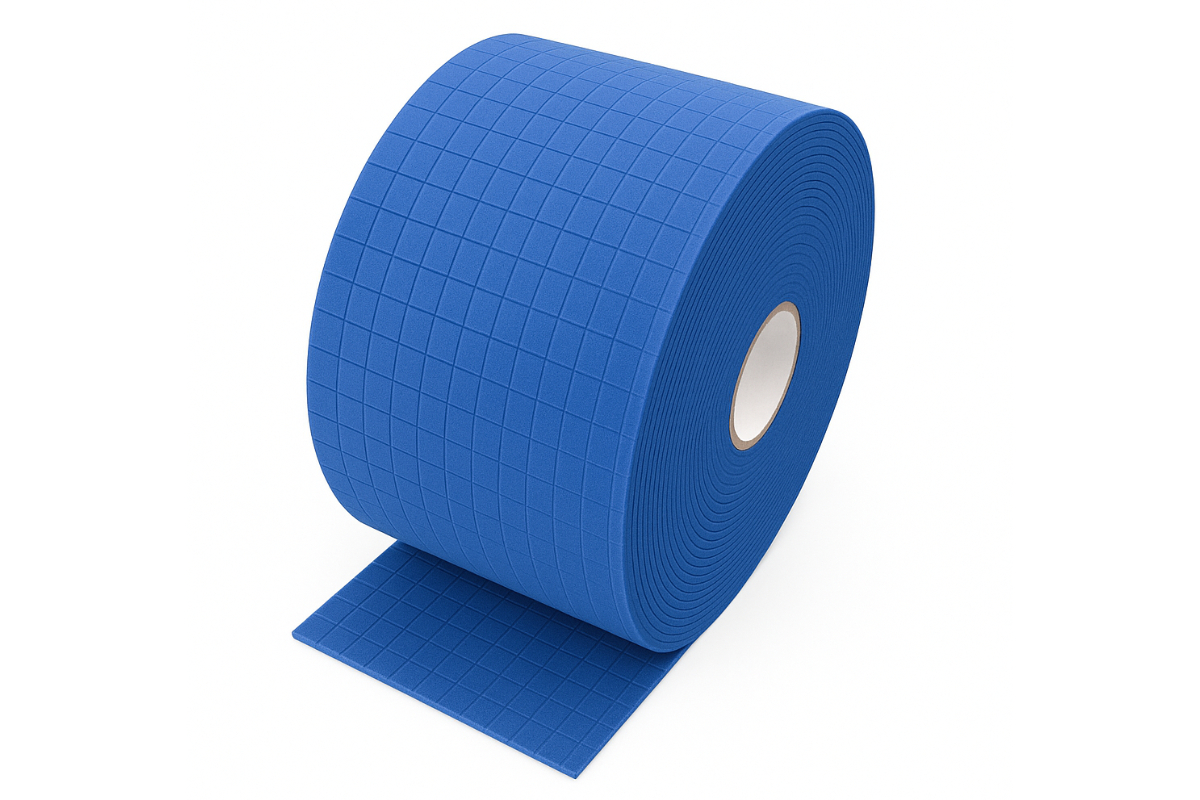 Foampads glas blauw - 20 x 20 x 4mm (8.000st)