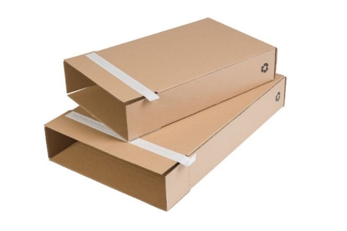 Verzendbox + plakstrip - 230 x 75 x 330mm