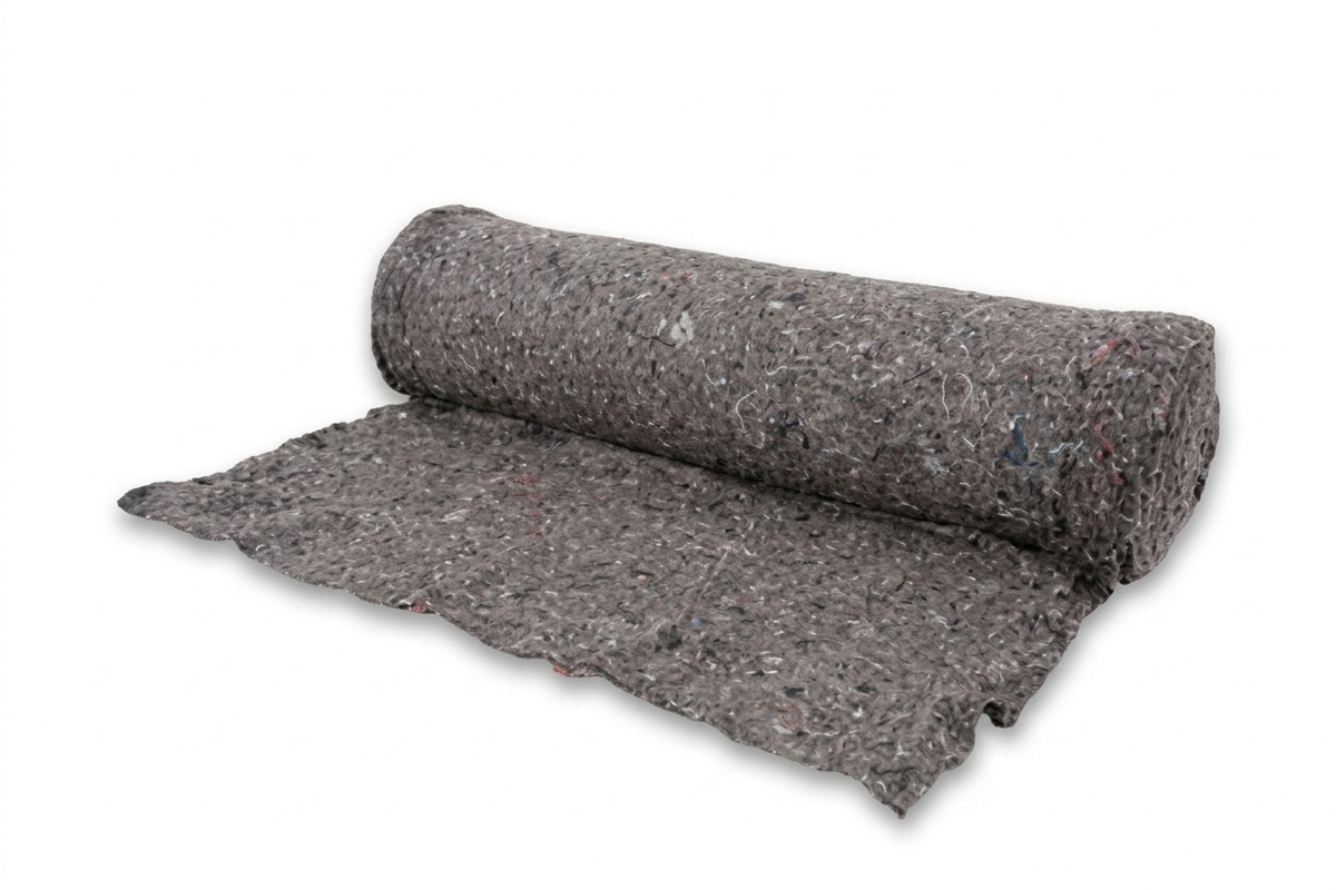 Verhuisdekenstof op rol gestikt - 150cm x 25m (350 g/m2)