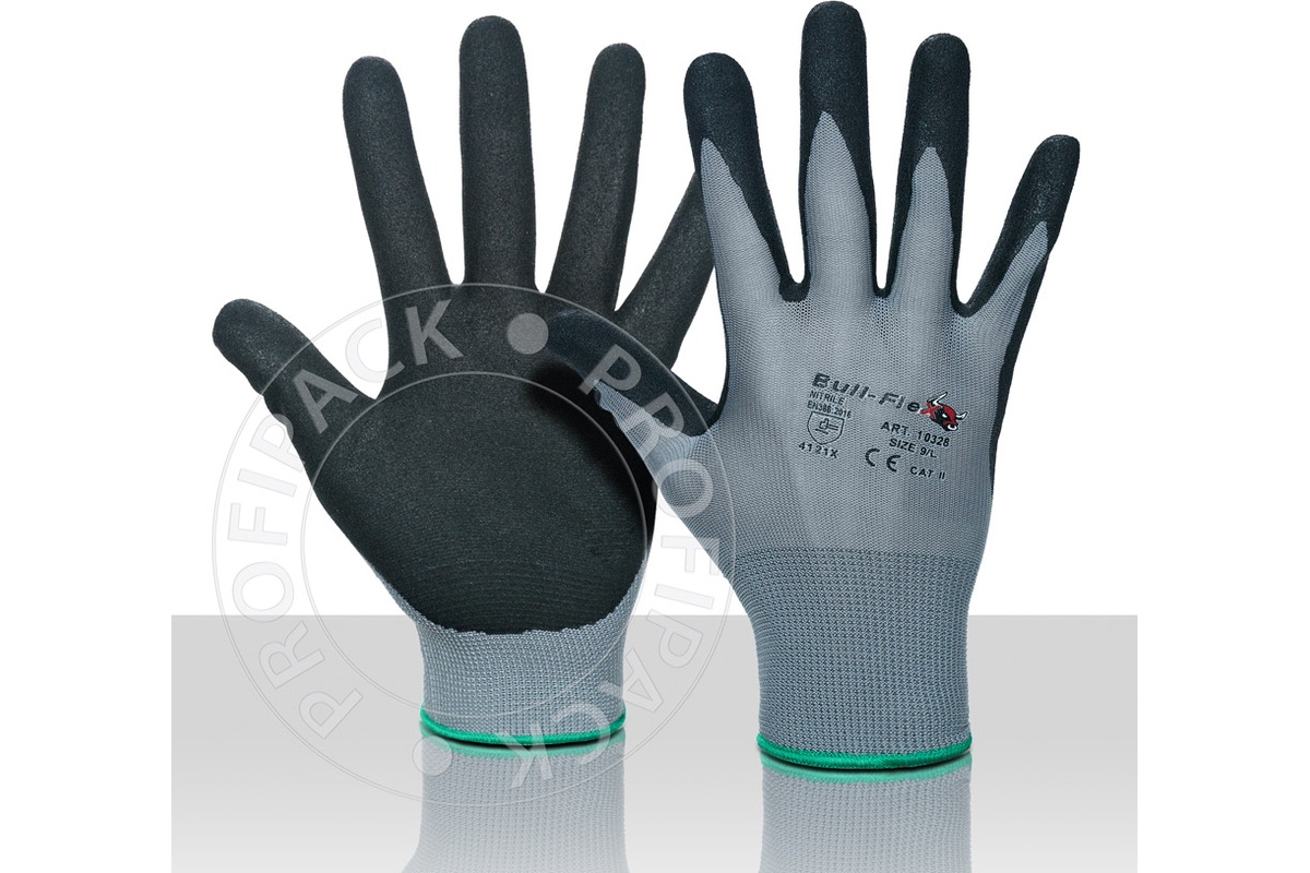 Bullflex Nitril coating handschoenen - meerdere maten beschikbaar