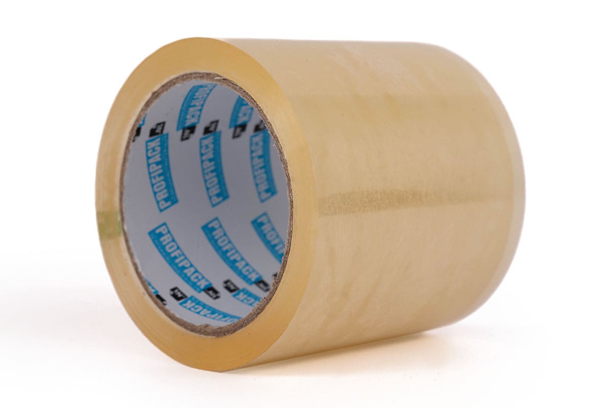 Onzeker huichelarij Botanist PP acryl tape transparant - 100mm x 66m | Profipack