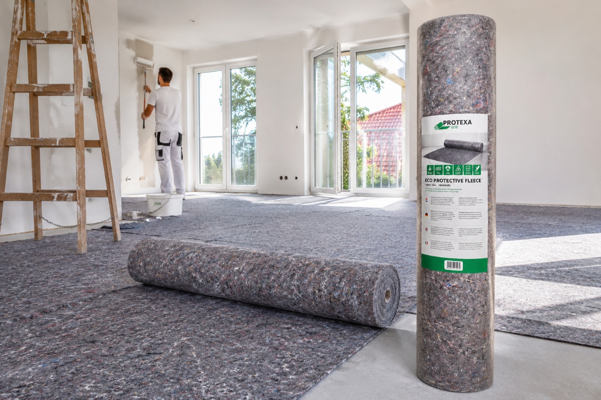 Protexa Eco Vloer afdekvlies - 100cm x 25m (220gr/m²)