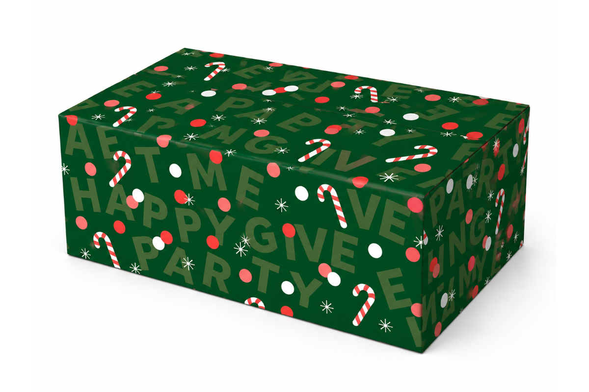 Kerstdoos "Party Time"  - 450 x 350 x 230mm