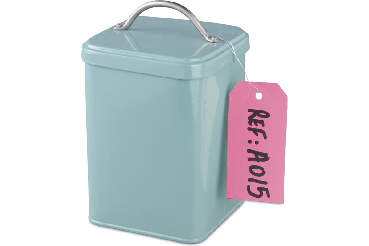 Kartonnen labels met versterkt oogje roze - 60 x 120mm (1000 st)