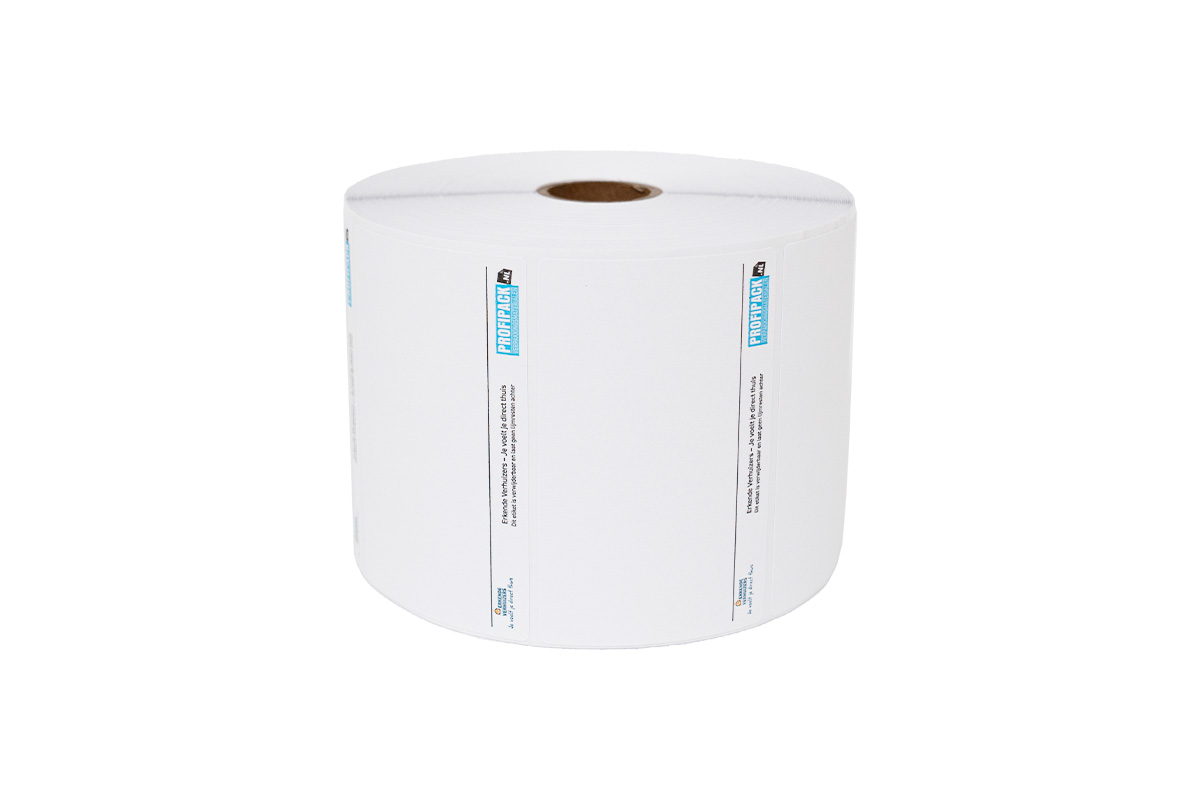 Verhuisetiketten wit - 55 x 90mm