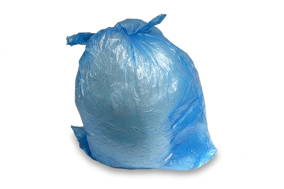 HDPE afvalzakken blauw 120L - 70 x 110cm x 20my