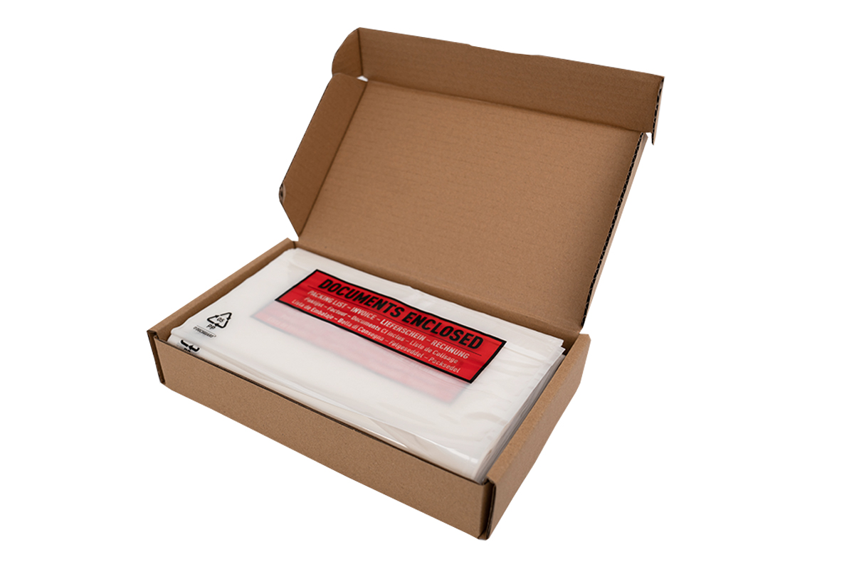 Paklijst enveloppen Documents Enclosed - 225 x 122mm (250 st)