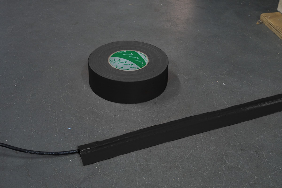 Nichiban® 1200 gaffa tape zwart - 38mm x 50m