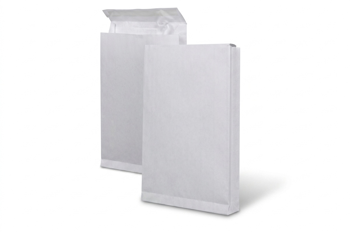 Monsterzak enveloppen wit - 230 x 350 x 0-30mm (250 st)